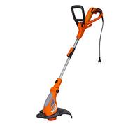 RURIS Trimmer Coupe-Bordure électrique TE500 Pivot - 500 W, Largeur de Coupe 300 mm, tête de Coupe pivotante à Double Fil, réglage télescopique, poignée Ergonomique, Orange