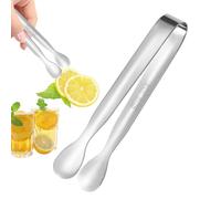 Rurunklee Pince à apéritif, pince à sucre en acier inoxydable | Pince à charcuterie sûre, pince de service portable pour sucre, barbecue, thé
