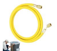 Rurunklee Tuyau de remplissage de réfrigérant - 152,4 cm en caoutchouc rempli de , tuyau de charge de climatisation, tube de recharge de réfrigérant, tuyau de recharge de réfrigérant,