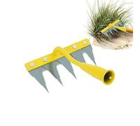 Rusimoly Râteau de Jardin Désur-niveleur Robuste | Outil pour enlever l' pour jardin, pelouse, cour, parterre de fleurs, serre, pépinière, verger, ferme, extérieur