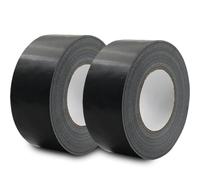 Rusoz 2 Rouleaux de Ruban de Réparation de Canard Ultra Solide 20 m x 50 mm Ruban de Réparation Étanche pour Tuyaux, Tapis, Joints de Réparation, Noir