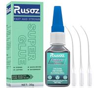 Rusoz Colle en caoutchouc 30 g à séchage instantané et imperméable à l'eau, super colle adhésive pour pneus, bottes, ceintures, loisirs créatifs, produits en caoutchouc et plus encore
