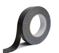 Rusoz Ruban Adhésif Blindé Extra Fort, 20 m X 25 mm Ruban Toile Adhésif Noir Ruban De Réparation Imperméable Heavy Duty Duct Tape Pour Canalisations, Moquette, De Scellage, Réparations, Marquage