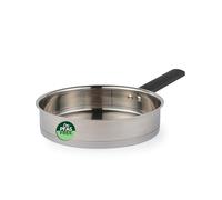 Russell Hobbs Excellence Poêle à Frire 24 cm - Répartition Uniforme de la Chaleur, Compatible Induction, Manche Soft-Touch, Corps Poli Miroir, Fond Lesté pour Chauffage Rapide, Garantie 5 Ans