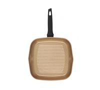 Russell Hobbs RH01674BEU7 Opulence 28cm Poêle Grill Antiadhésive, Poele à Griller Aluminium Forgé, Revêtement Durable, Compatible Plaques à Induction et Ustensiles Métalliques, va au lave-vaisselle