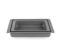 Russell Hobbs Shield Lot de 2 plats à rôtir, 32/38 cm