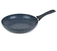 Russell Hobbs Wok, casserole à manche, sauteuse ou casserole, Aluminium Nightfall Collection Blue Marble (poêle, 28cm)