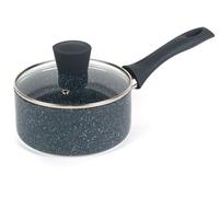 Russell Hobbs Wok, casserole à manche, sauteuse ou casserole, Aluminium Nightfall Collection Blue Marble (casserole, 16 cm)
