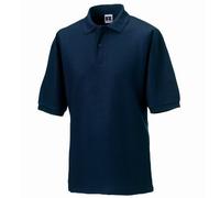 Russell Polo Travail École Coton Polyester 539M Manches Courtes XS-6XL