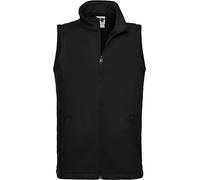 Russell R-041M-0 | Gilet SmartSoftshell Hommes / Imperméable - Couleur : Noir - Taille : XS