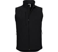 Russell R-141M-0 | Gilet Soft Shell pour Homme / Lavable à 40 °C - Couleur : Black - Taille : S