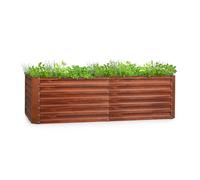 Rust Grow potager surélevé de jardin finition rouille en tôle d'acier galvanisée