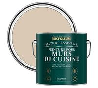 Rust-Oleum Peinture Beige Lessivable pour Murs de Cuisine, Finition Mate - Argile Chaude 2.5L