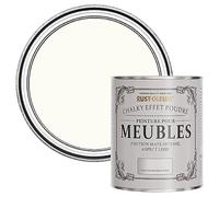 Rust-Oleum Peinture Blanche pour Meubles Chalky, Mat Effet Poudré - Blanc Antique 750ml