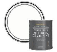 Rust-Oleum Peinture Blanche pour Meubles de Cuisine, Finition Satinée - Craie Blanche 750ml