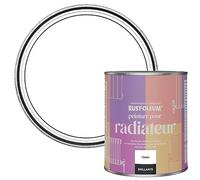 Rust-Oleum Peinture Blanche Résistante à la chaleur pour Radiateur, Finition Brillante - Coton 750ml