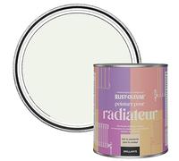 Rust-Oleum Peinture Blanche Résistante à la chaleur pour Radiateur, Finition Brillante - Mousse de Lait 750ml