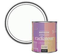 Rust-Oleum Peinture Blanche Résistante à la chaleur pour Radiateur, Finition Brillante - Pierre de Lune 750ml