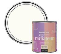 Rust-Oleum Peinture Blanche Résistante à la chaleur pour Radiateur, Finition Brillante - Porcelaine 750ml