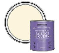 Rust-Oleum Peinture Blanche Résistante à l'eau pour Faïence de Cuisine, Finition Brillante - Crème Fouettée 750ml