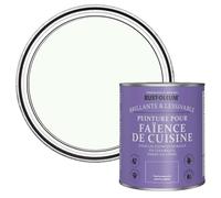 Rust-Oleum Peinture Blanche Résistante à l'eau pour Faïence de Cuisine, Finition Brillante - Immobile 750ml