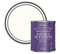 Rust-Oleum Peinture Blanche Résistante à l'eau pour Faïence de Cuisine, Finition Satinée - Blanc Antique 750ml