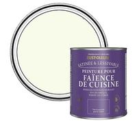 Rust-Oleum Peinture Blanche Résistante à l'eau pour Faïence de Cuisine, Finition Satinée - Fleur de Pommier 750ml