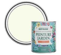 Rust-Oleum Peinture Blanche Résistante à l'humidité pour Jardins, Finition Satinée - Fleur de Pommier 750ml