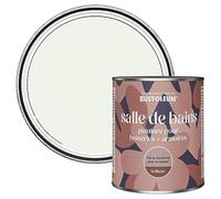 Rust-Oleum Peinture Blanche Résistante à l'humidité pour Meubles de Salle de Bains, Finition Brillante - Mousse de Lait 750ml