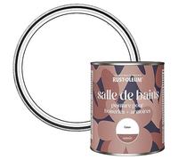 Rust-Oleum Peinture Blanche Résistante à l'humidité pour Meubles de Salle de Bains, Finition Satinée - Coton 750ml
