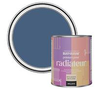 Rust-Oleum Peinture Bleue Résistante à la chaleur pour Radiateur, Finition Brillante - Encre Bleu 750ml