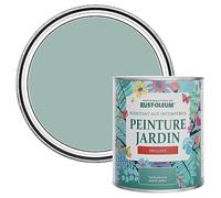 Rust-Oleum Peinture Bleue Résistante à l'humidité pour Jardins, Finition Brillante - Bleu Littoral 750ml