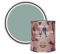 Rust-Oleum Peinture Bleue Résistante à l'humidité pour Meubles de Salle de Bains, Finition Brillante - Bleu Gris 750ml