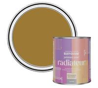 Rust-Oleum Peinture Jaune Résistante à la chaleur pour Radiateur, Finition Satinée - Moisson 750ml