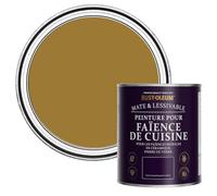 Rust-Oleum Peinture Jaune Résistante à l'eau pour Faïence de Cuisine, Finition Mate - Moisson 750ml