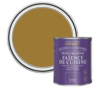 Rust-Oleum Peinture Jaune Résistante à l'eau pour Faïence de Cuisine, Finition Satinée - Moisson 750ml