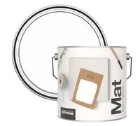 Rust-Oleum Peinture Mate Murs et Plafonds Blanche -Coton 2,5L