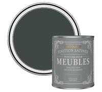 Rust-Oleum Peinture Noire pour Meubles, Finition Satinée - Sable Noir 750ml