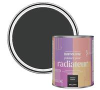 Rust-Oleum Peinture Noire Résistante à la chaleur pour Radiateur, Finition Brillante - Charbon Naturel 750ml