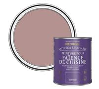 Rust-Oleum Peinture Rose Résistante à l'eau pour Faïence de Cuisine, Finition Satinée - Coup de Cœur 750ml