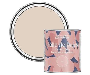 Rust-Oleum Peinture Rose Résistante à l'humidité pour Meubles de Salle de Bains, Finition Mate - Pêche 750ml
