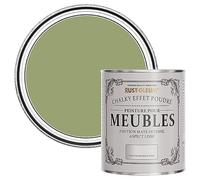Rust-Oleum Peinture Verte pour Meubles Chalky, Mat Effet Poudré Gris - Terrain Connu 750ml