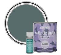 Rust-Oleum Peinture Verte Résistante à l'eau pour Carrelage de Salle de Bain, Finition Mate - Deep Sea 750ml