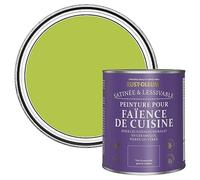 Rust-Oleum Peinture Verte Résistante à l'eau pour Faïence de Cuisine, Finition Satinée - Citron Vert 750ml