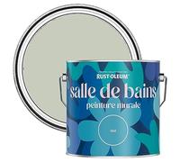 Rust-Oleum Peinture Verte Résistante à l'eau pour Murs de Salle de Bains, Finition Mate - Aloé Vera 2.5L