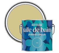 Rust-Oleum Peinture Verte Résistante à l'eau pour Murs de Salle de Bains, Finition Mate - Wasabi 2.5L