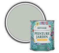 Rust-Oleum Peinture Verte Résistante à l'humidité pour Jardins, Finition Mate - Vert craie 750ml