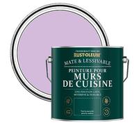 Rust-Oleum Peinture Violette Lessivable pour Murs de Cuisine, Finition Mate - Macaron 2.5L