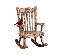 Rustic Rocking Chair Decor Rustic - Table Sculpture Shelf Statue with Redxu | Bookshelf Decor for Home Living Room Kitchen Desk Counter | Shelf Mantel Nightstand Rustic Rocking Chair Decor Rustic Table