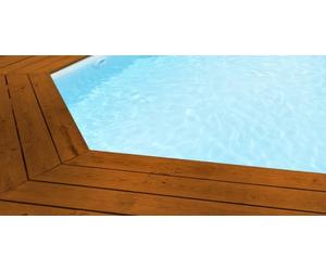 Rustine liner piscine 75/100 Blanc 15 x 15 cm pour réparation